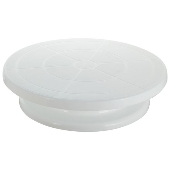 Подставка для торта Kamille KM 7812 вращающаяся пластиковая