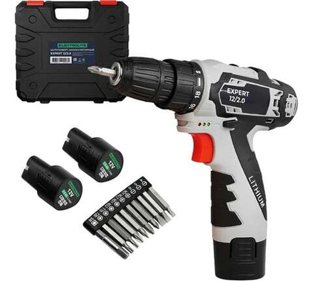 Аккумуляторная дрель-шуруповерт Electrolite Expert 12/2.0