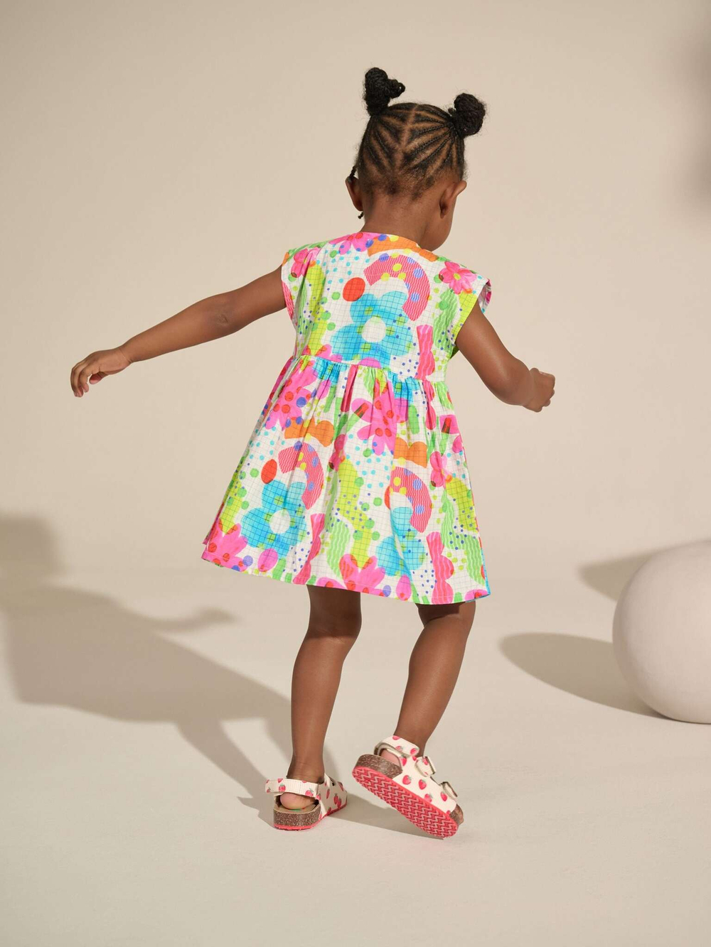 Сарафан для девочки Next AC9-262, Розовый, Голубой