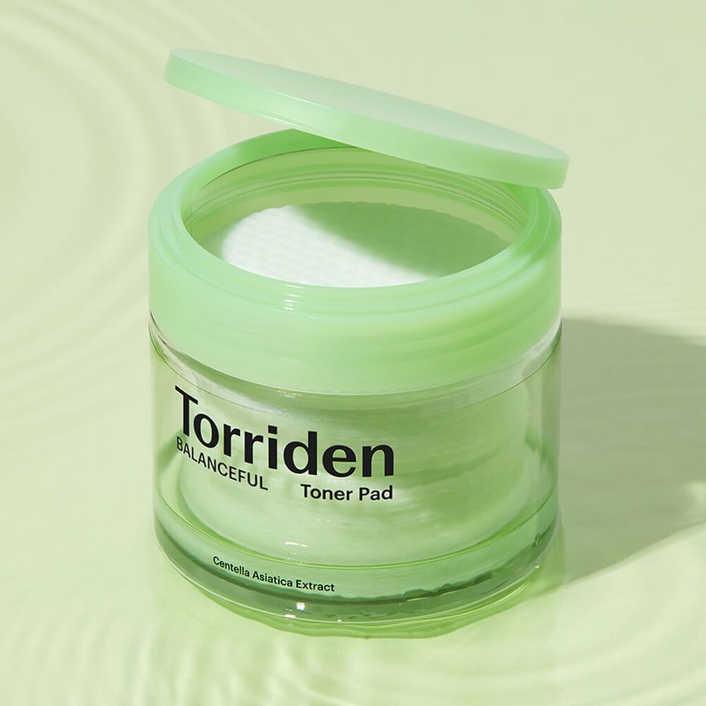 Гипоаллергенные очищающие пэды с центеллой Torriden﻿ Balanceful Cica Toner Pad 60 шт