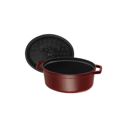 STAUB Чугунная кастрюля Cocotte 24 см 3,8 л красная (сорт II)