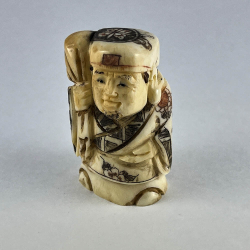 Статуэтка нэцкэ Дайкоку с мешком риса