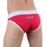 Розовые мужские трусы-слипы L.I.F.E. (Размер: XL) (Цвет: розовый)