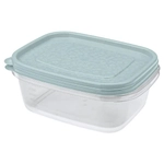 КОМПЛЕКТ КОНТЕЙНЕРОВ АРТ-ДЕКОР 1,25Л (2 ШТ) (светло-голубой)