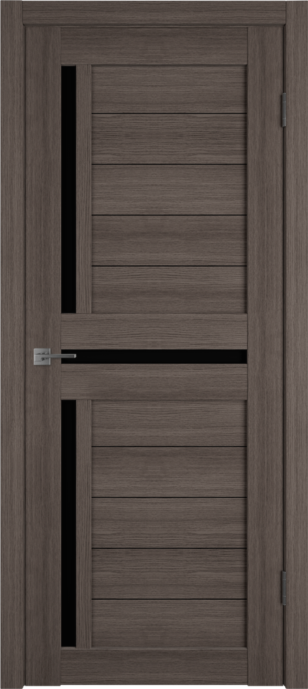 Дверь Atum 16 / Grey / Black Gloss / Владимирские двери