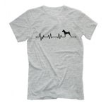 Футболка "Басенджи - сердечный ритм"