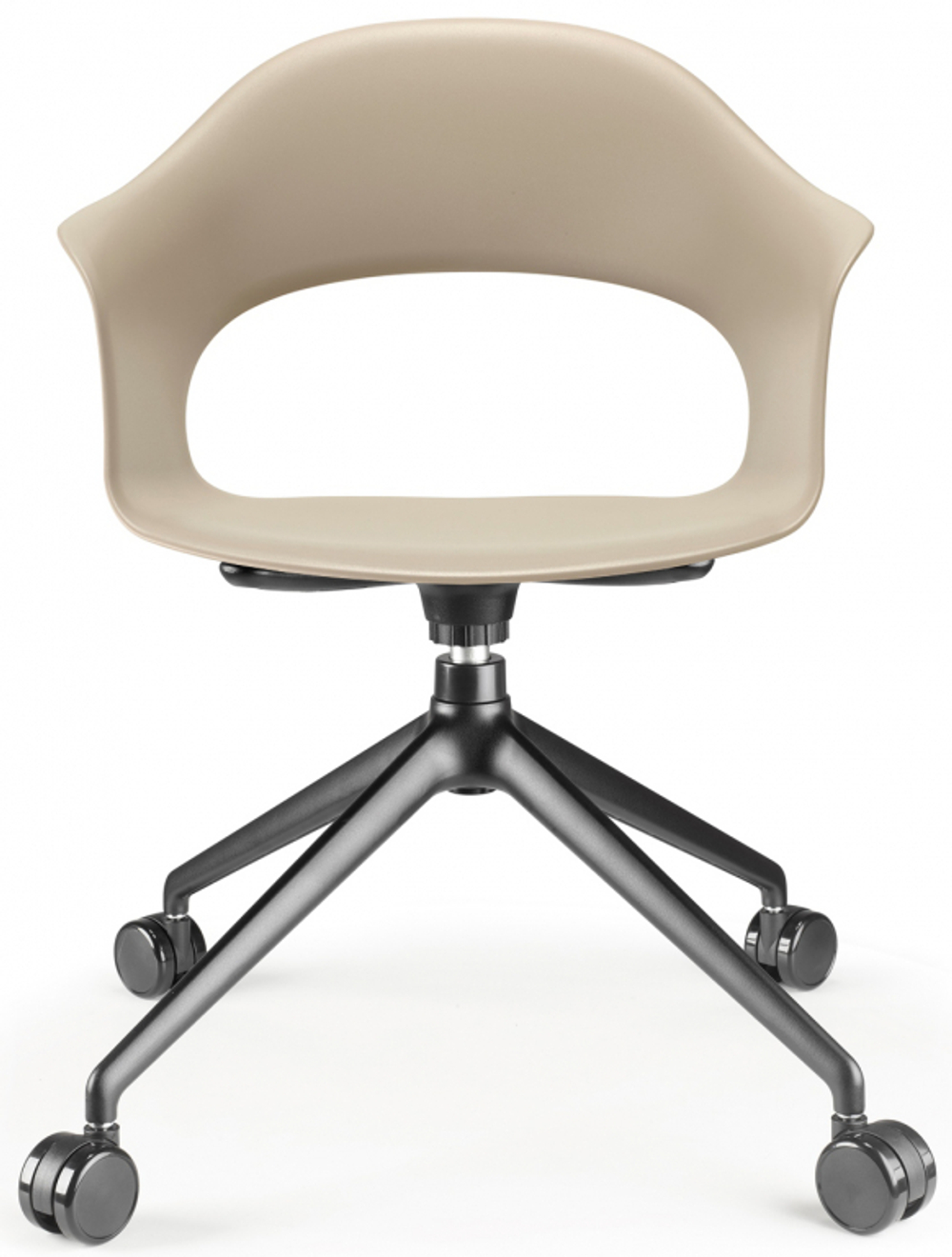 Кресло офисное пластиковое Scab Design Lady B, черный, тортора