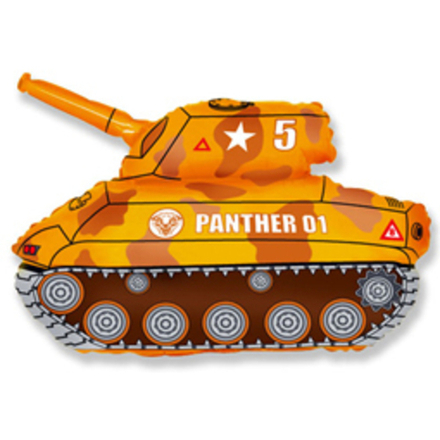 F Фигура, Танк (коричневый), Panther 01, 31"/79 см, 1 шт.