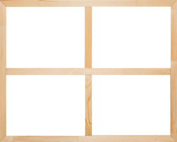 Глухой подрамник 80x100 см. (с крестовиной) сеч. 40х18 мм. (5 штук)