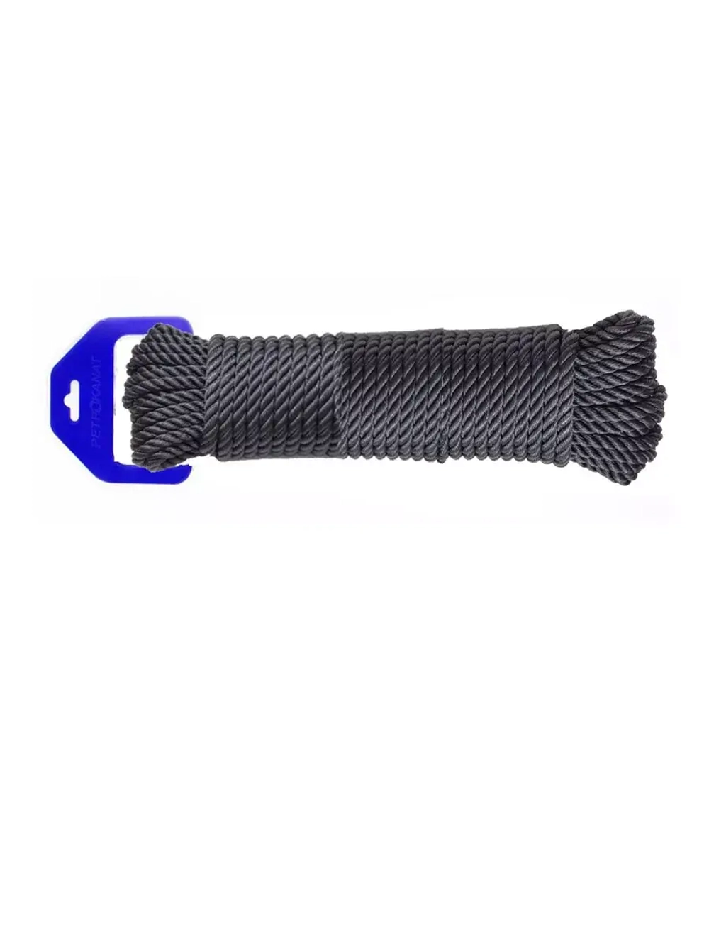 Швартовый трос ЯКОРНЫЙ 10,0 мм, черный, 30 м, евромоток