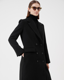 Пальто двубортное