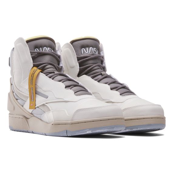 Reebok BB 4K2 Винтажные баскетбольные кроссовки High Топ Белый/Коричневый Унисекс