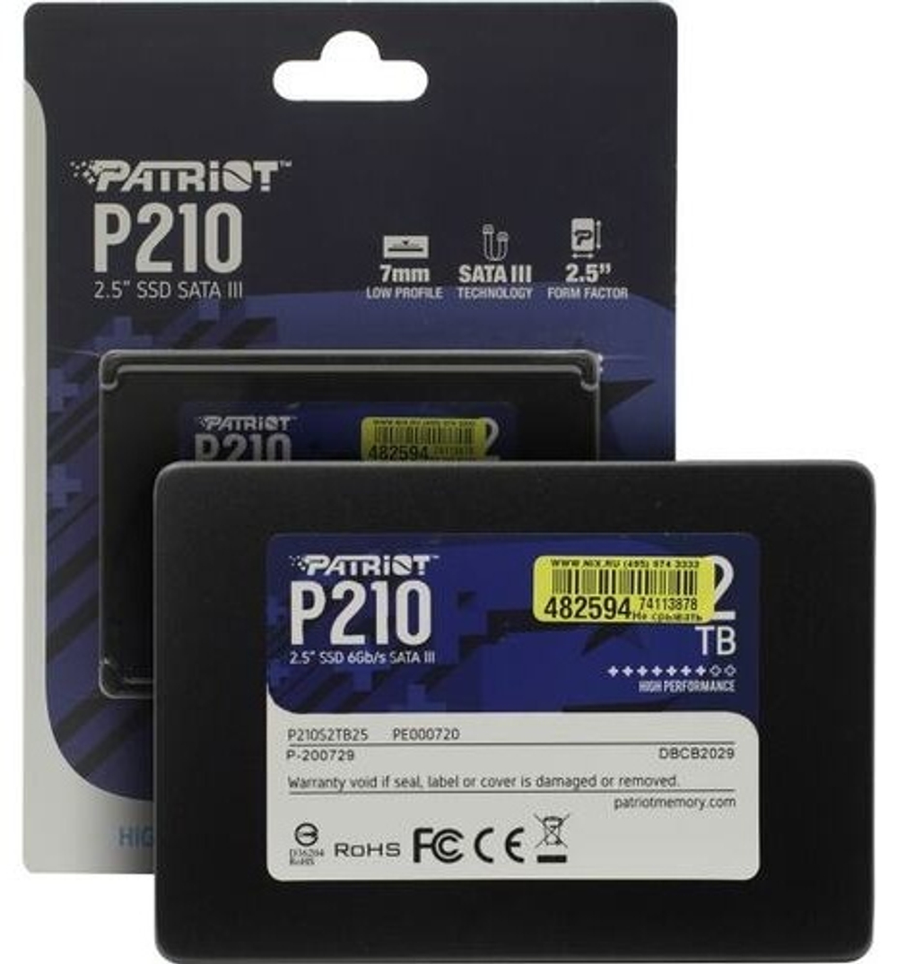 SSD Patriot P210S2TB25 2000 ГБ