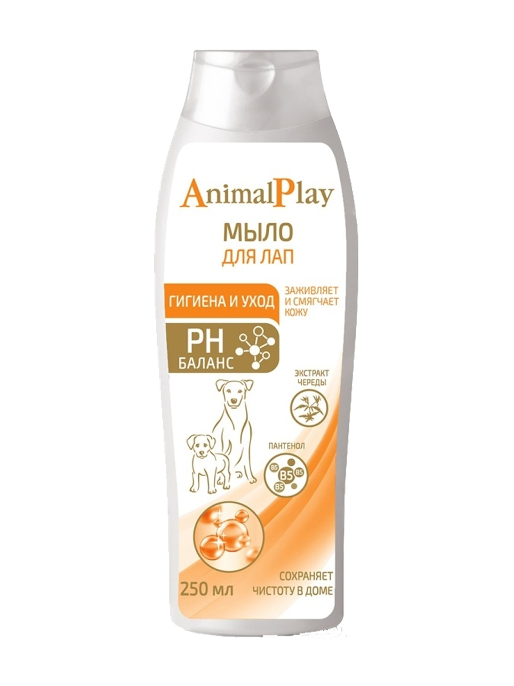 Animal Play Мыло жидкое для лап собак, 250мл.
