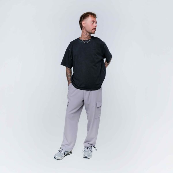 Футболка OG Logo Monochrome Asphalt черная - фото 8