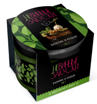 Топпинг для Брускетт "Базилик и кешью"  90гр.