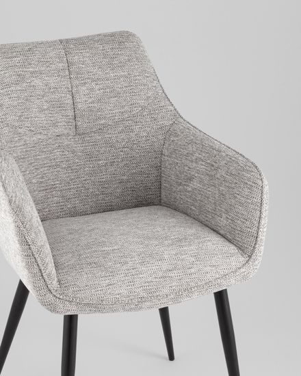 Стул обеденный Adam рогожка светло-серый
