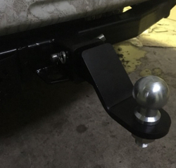 Фаркоп под квадрат для Toyota Land Cruiser Prado 120-150, Surf 212 , Lexus GX460 (усиленный), с 2002 г., Бизон.FA 1009-E