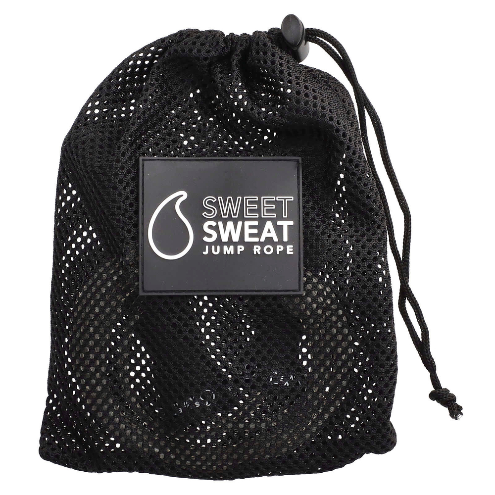 Sports Research, Sweet Sweat, канатная скакалка, черный, 1 скакалка