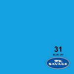 Фон бумажный Savage SA 31-12 Blue Jay 2.72 x 11м голубой