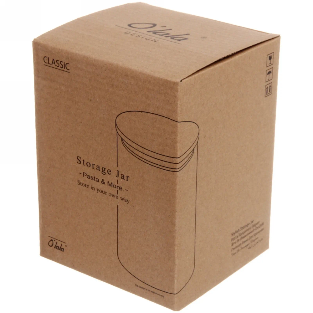 Банка для продуктов стеклянная 950мл «O'lala»