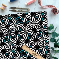 Ткань премиум таффета футуристический шик