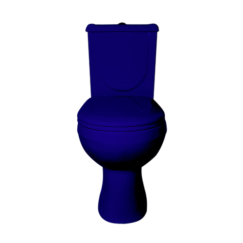 Унитаз-компакт "Ирида" синий (гориз, нижн, сид, арм) (Ст.Оскол)