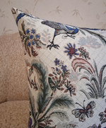 Декоративная гобеленовая наволочка для интерьерной подушки Птица дивная 68х47