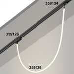 359126 KONST NT23 088 черный Трековый однофазный двухжильный адаптер для светильников 359128-359133 IP20 15-40W 170-265V RAMO