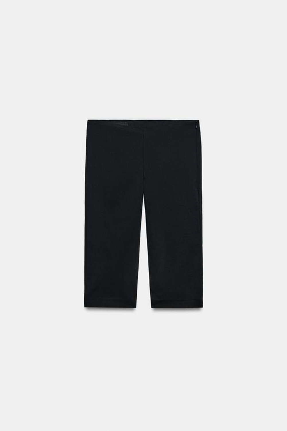 ZARA БРЮКИ КАПРИ, ЧЕРНЫЙ