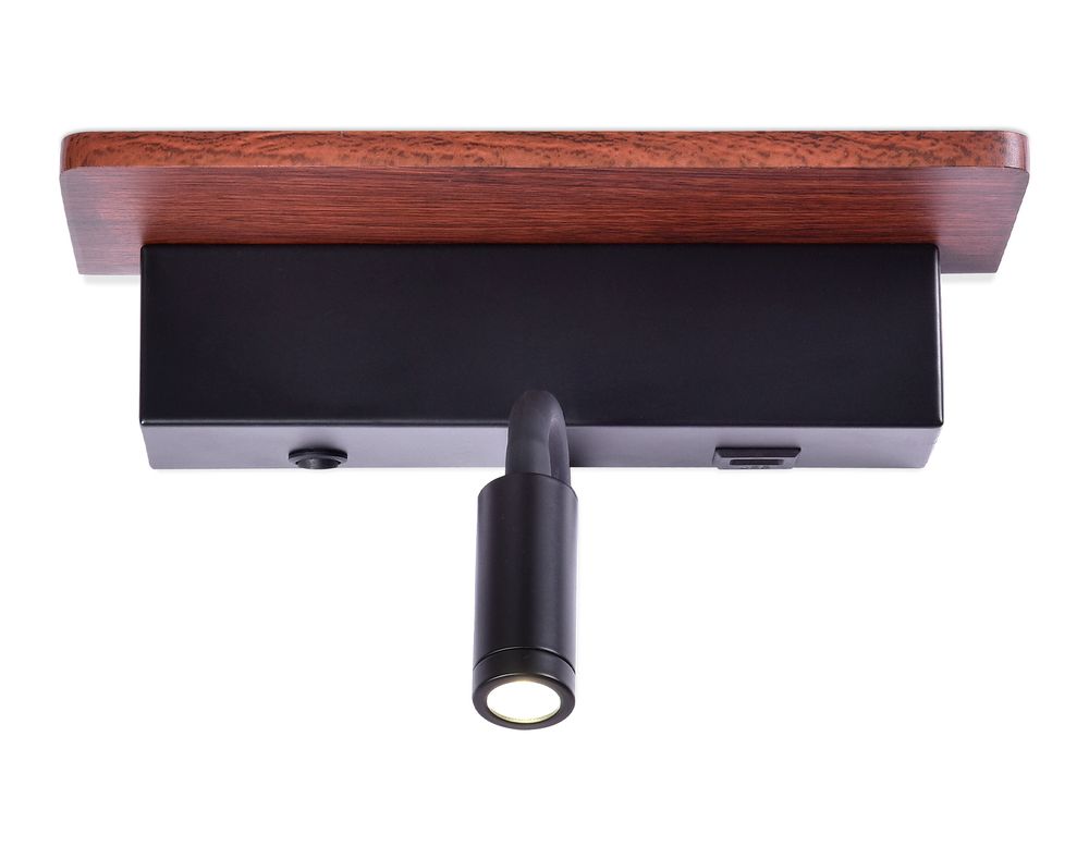 Ambrella Настенный светодиодный светильник с выключателем, USB портом и полкой Wall FW291