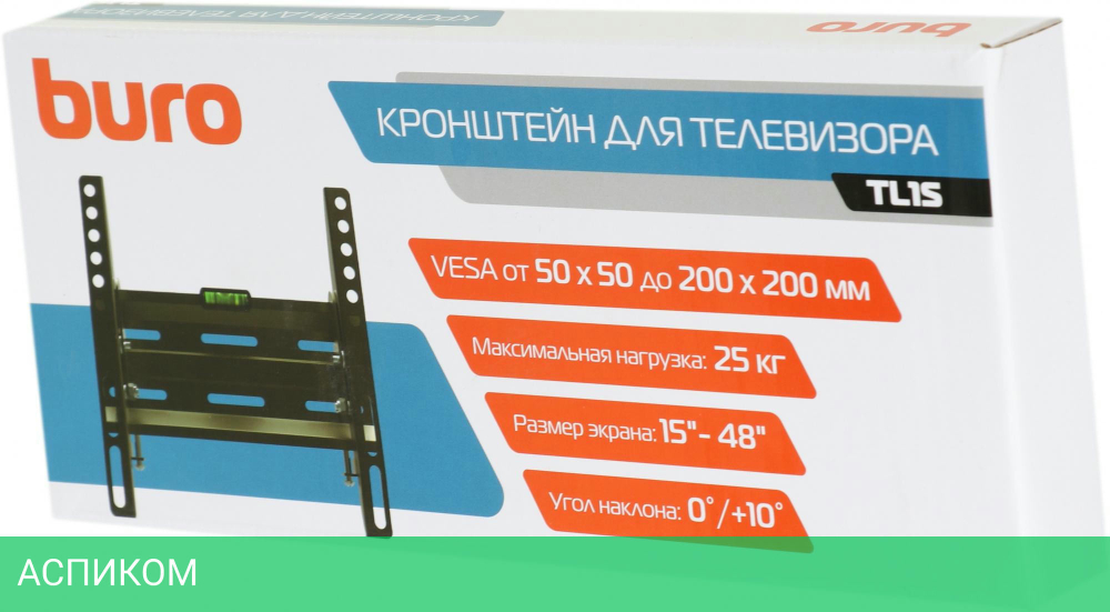 Кронштейн Buro TL1S черный (BM25A52TF0)