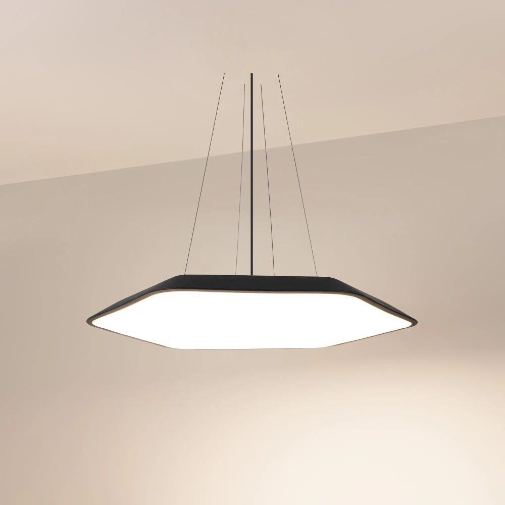 Светильник SP-TIARA-SLIM-HANG-H50-L800x720-75W Day4000 (BK, 160 deg, 230V) IP33 (Arlight, Металл) 060206