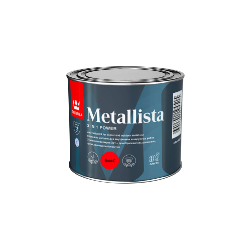 ТИККУРИЛА METALLISTA Краска по ржавчине С глянцевый 0,4л