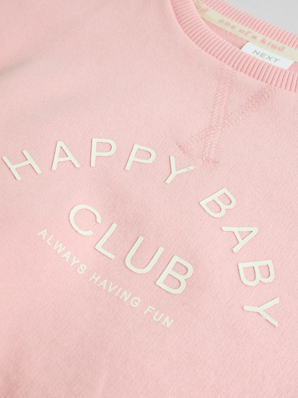 Свитшот и легинсы в комплекте для малышей Next AA6-493, Розовый, Песочный
