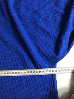 Платье трикотажное, ассиметричное, в ярком цвете 44-46 размер