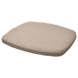 IKEA ÄLVGRÄSMAL  (ИКЕА ÄЛВГРÄСМАЛ)  -  Подушка для стула, бежевая, 32,6/31,3x33x3 см