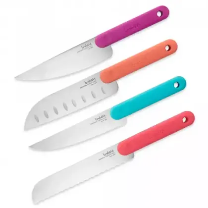 Набор ножей 4 предмета Trebonn Chopping boards and Knives