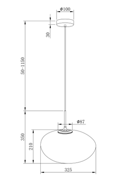 Подвесной светильник Maytoni MOD004PL-L5S3K