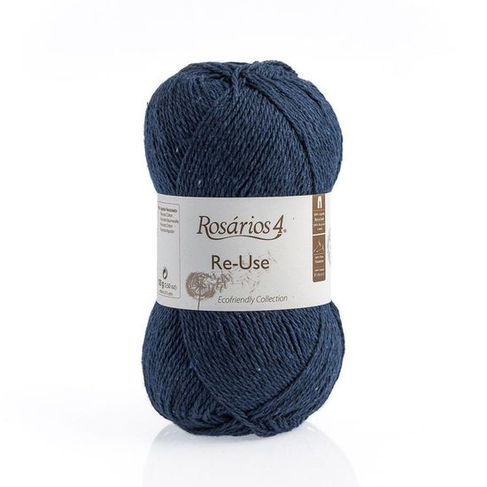 Пряжа ROSARIOS 4 Re-Use (100% переработанный хлопок)