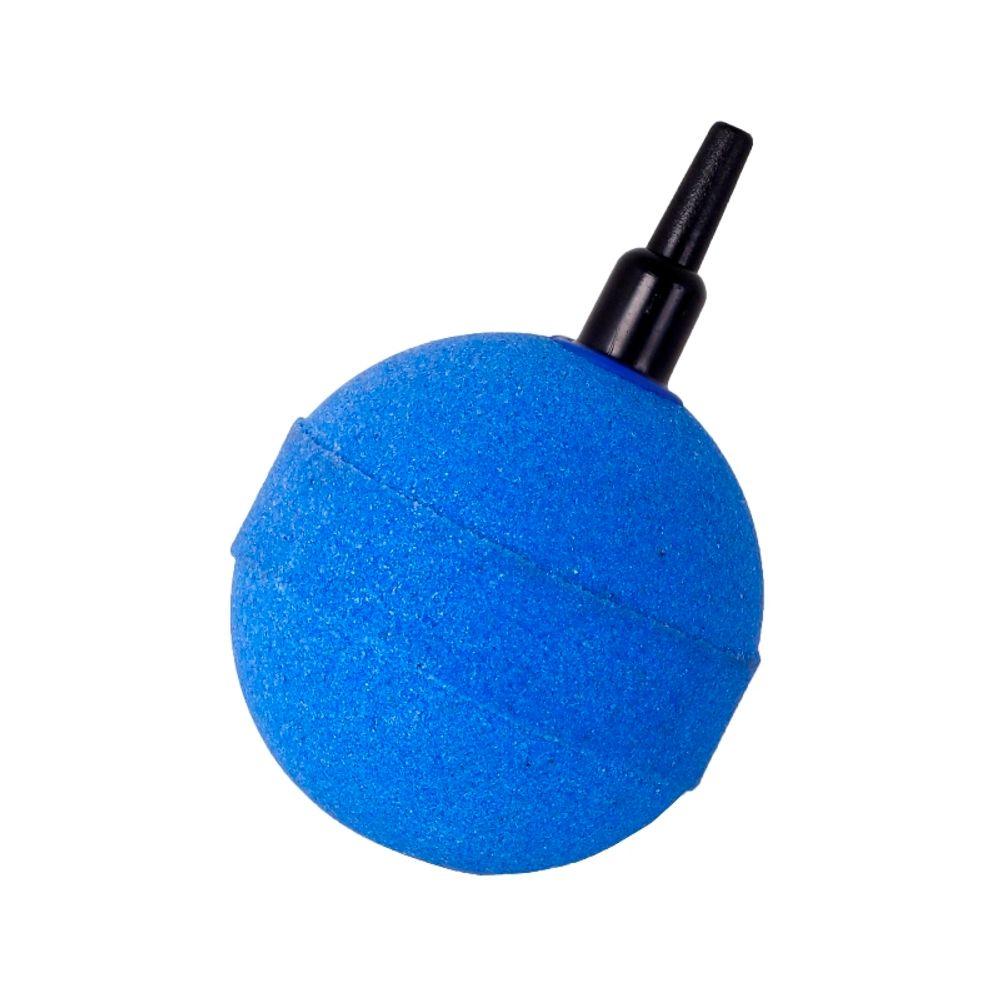 Аэраторный камень, шар синий, 50х50х6мм