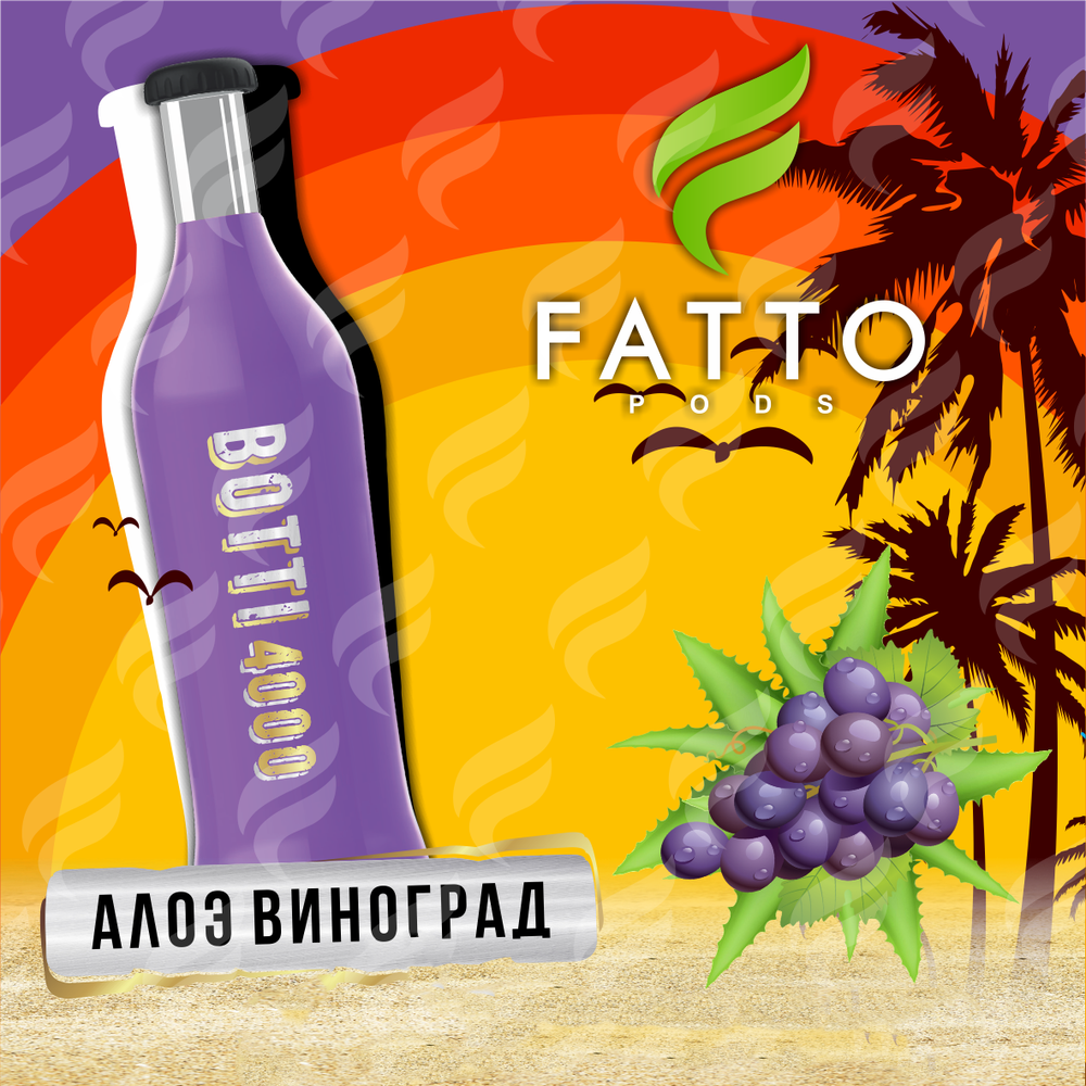 FATTO PODS BOTTI (2% nic) – Aloe Grapes