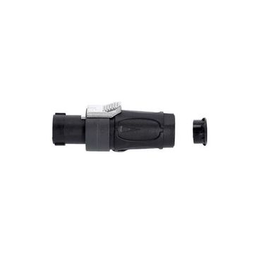 Adam Hall K4CSF4BLK - разъем спикерный Speakon (F) 4-pole, черный