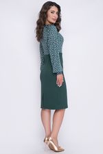 Комбинированное платье