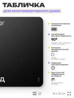 Табличка Склад, для многоквартирного жилого дома, серия СОСЕДИ SIMPLE, 18х18 см, пластиковая, Айдентика Технолоджи