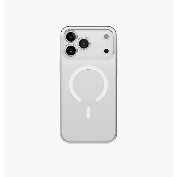 Чехол Uniq AirSuit Case для iPhone 17 Pro Max, Прозрачно-белый | Glossy Clear/White
