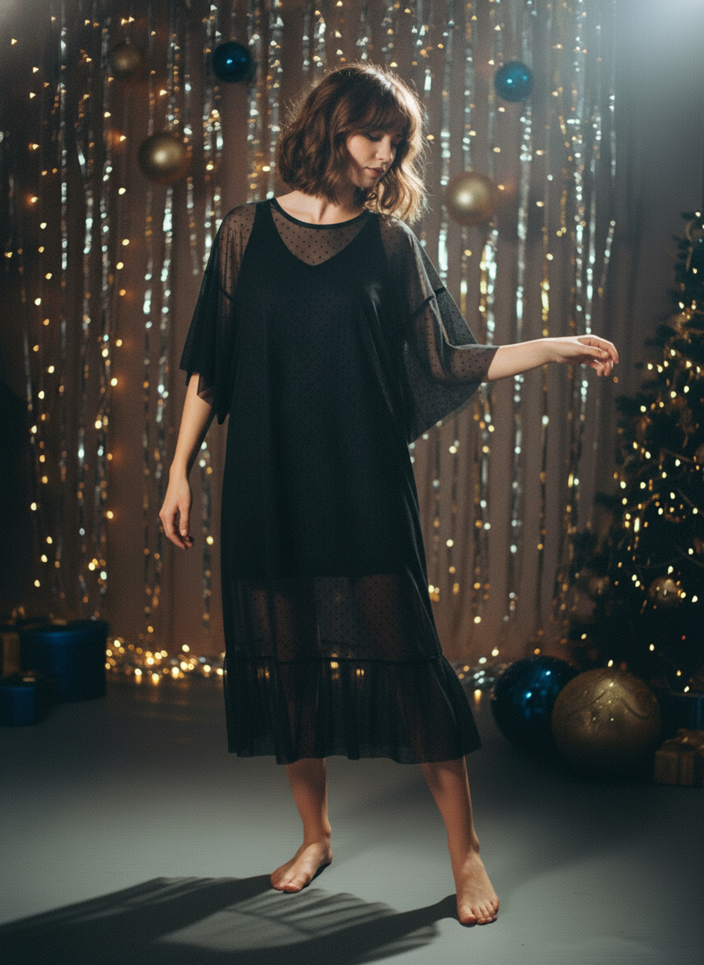 Платье Беседы под луной Черное