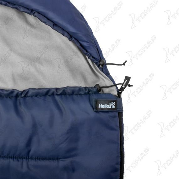 Спальный мешок FUJI Wide 300 (220х90, синтепон, синий) (T-HS-SB-FW-300) Helios