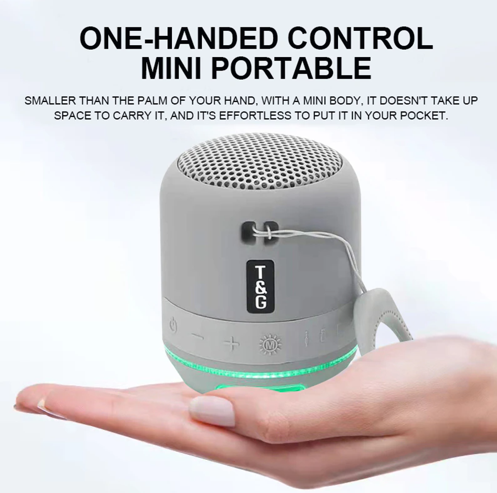 Беспроводная колонка TG-294 (5W/TF/USB/FM) RGB