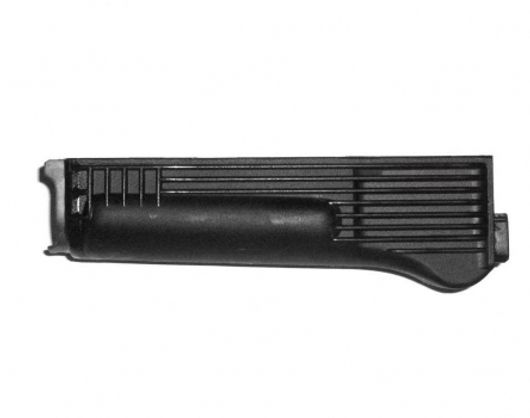 Цевье для АК-74 АКМ Сайга Вепрь, черный пластик. Армейский оригинал для автомата Калашникова